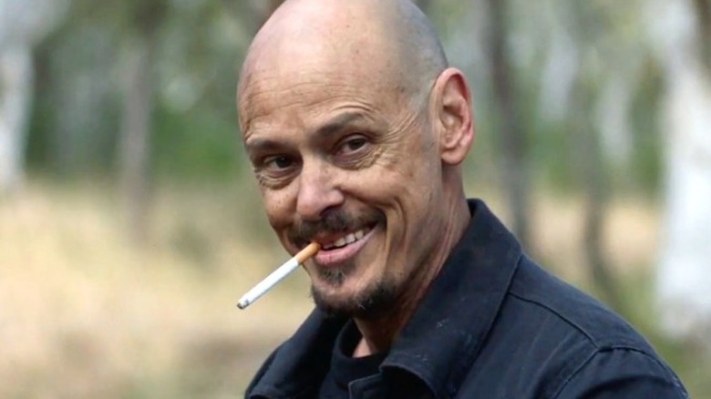 Ray Shoesmith smiling with cigarette
