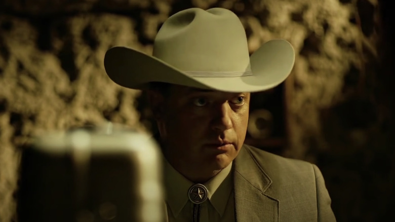 Brendan Fraser wearing a Stetson