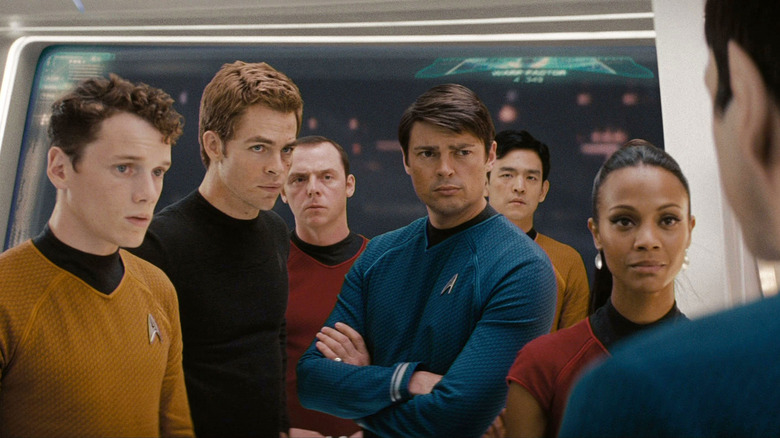 USS Enterprise crew from the 2009 film