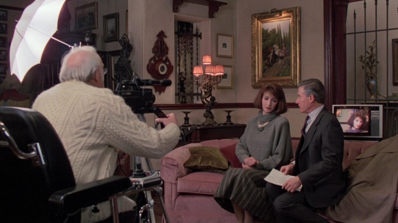 Jan Rubes directing Mary Steenburgen and Roddy McDowall