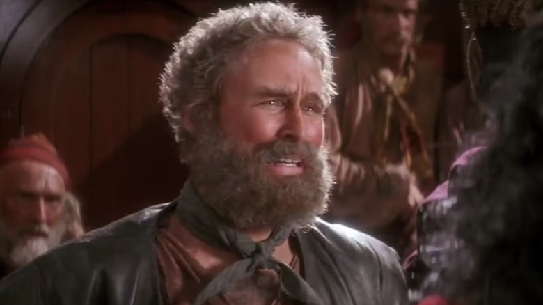 Glenn Close as Gutless pleading in Hook