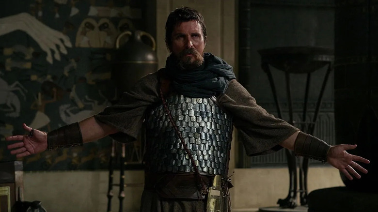 Christian Bale's Moses confronts Pharaoh in Exodus: Gods and Kings