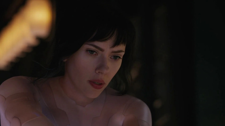 Scarlett Johansson's Major busts some dangerous robots in Ghost in the Shell