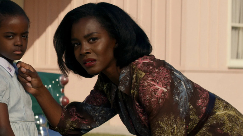 Deborah Ayorinde and Shahadi Wright Joseph as Livia and Ruby Lee in Them