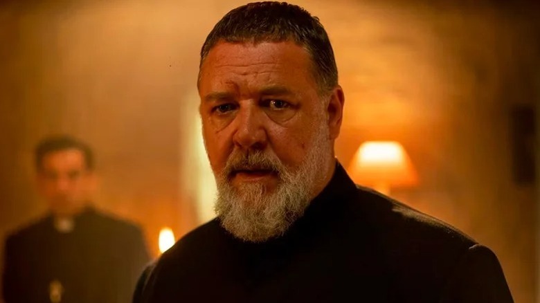 Russell Crowe as Gabriele Amorth staring in The Pope's Exorcist