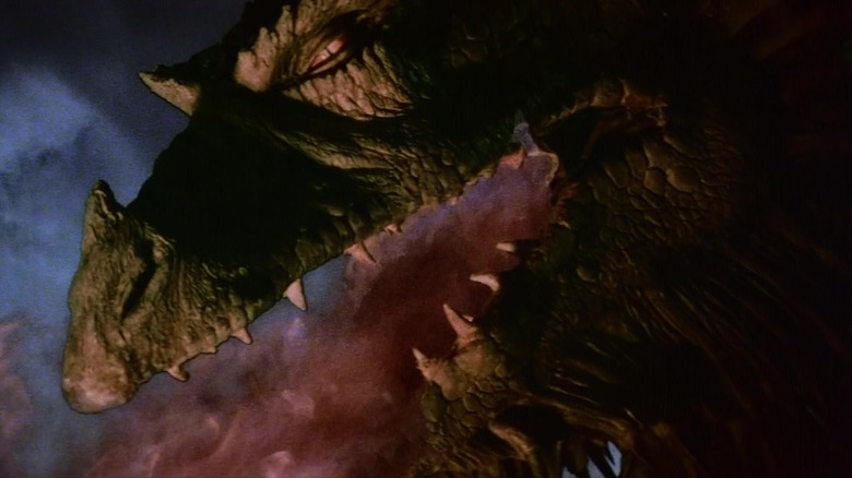 The dragon Vermithrax attacks at the climax of Dragonslayer