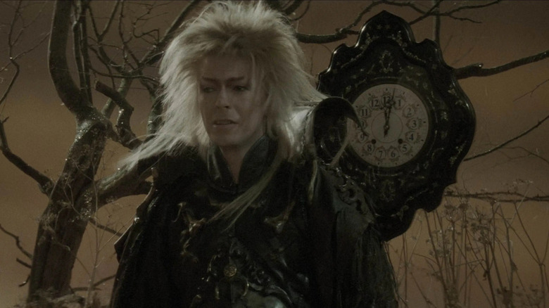 David Bowie as Jareth gives Sarah a time limit to solve the Labyrinth