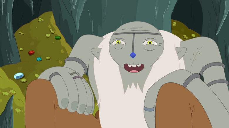 Billy laughs in his cave on Adventure Time
