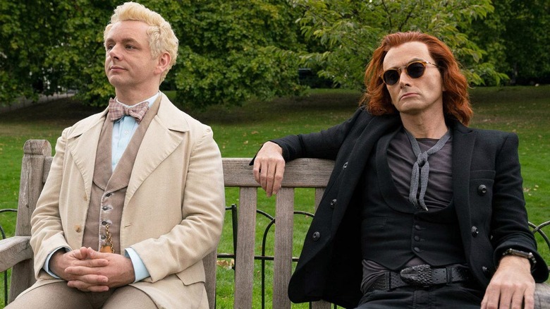 Michael Sheen and David Tennant in "Good Omens"
