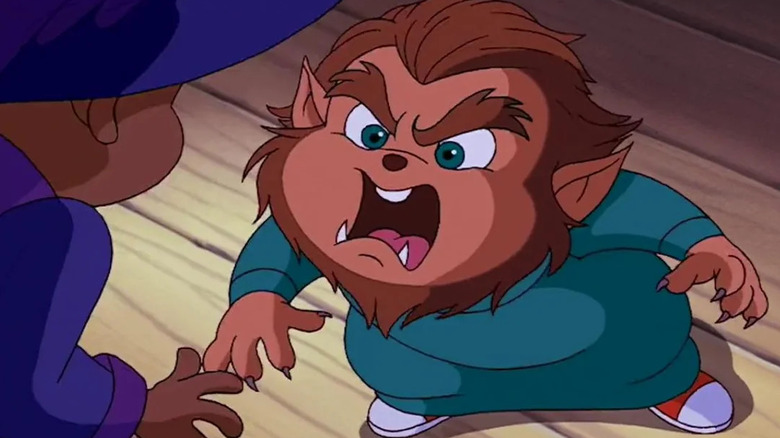 Theodore, voiced by Janice Karman, turned into a werewolf in Alvin and the Chipmunks Meet the Wolfman