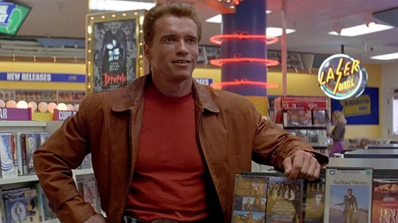 Arnold Schwarzenegger as Jack Slater in Last Action Hero