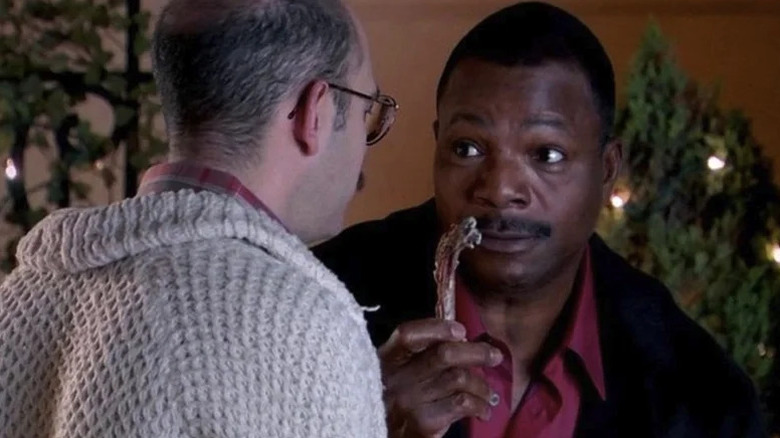David Cross as Tobias and Carl Weathers as himself in Arrested Development
