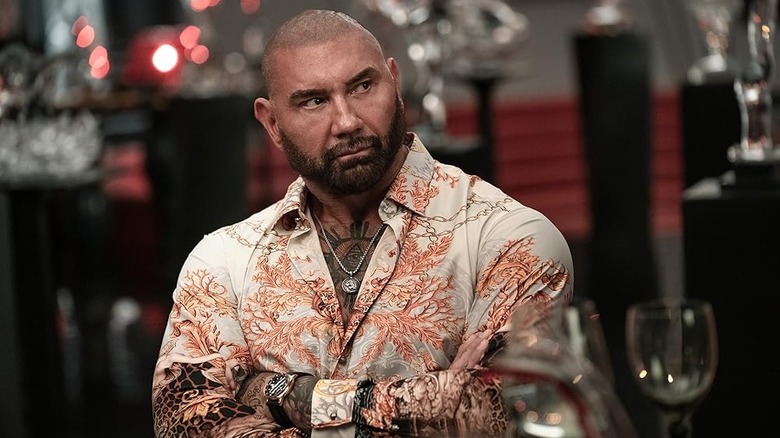 Dave Bautista as Duke Cody in Glass Onion: A Knives Out Mystery