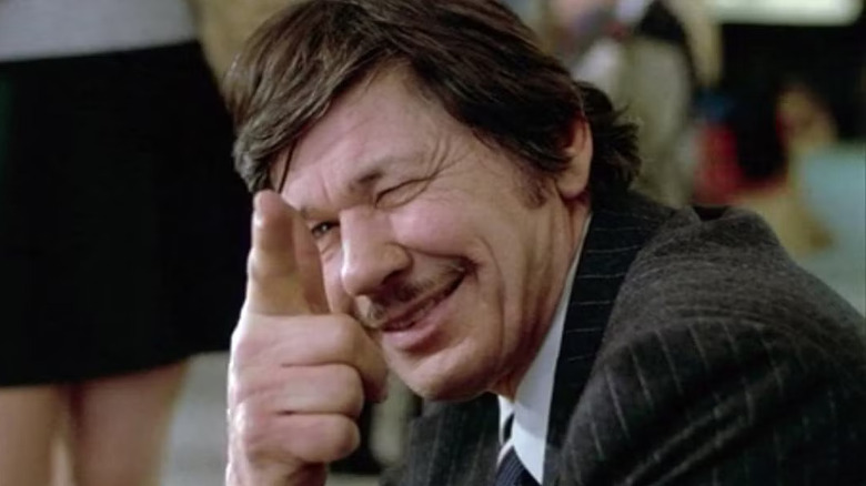 Charles Bronson as Paul, sending a message in Death Wish
