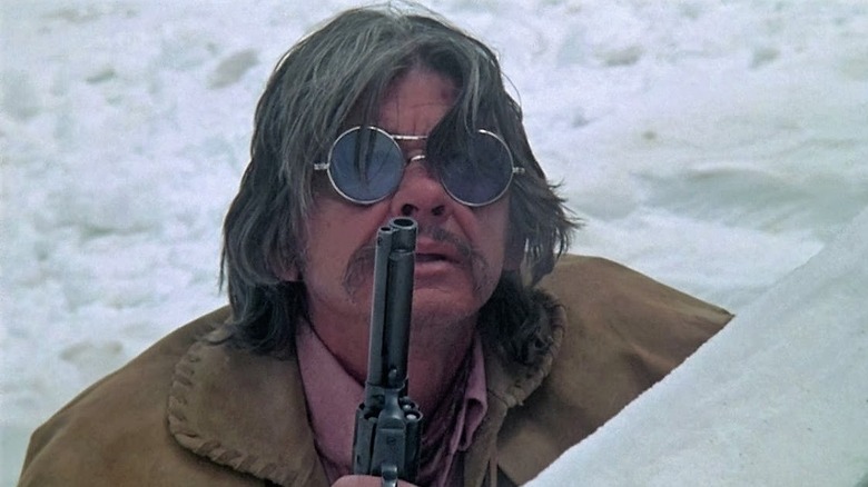 Charles Bronson as Bill Hickok, ready for trouble in The White Buffalo