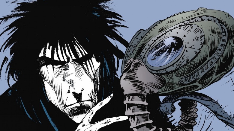 Dream holding his helmet in The Sandman
