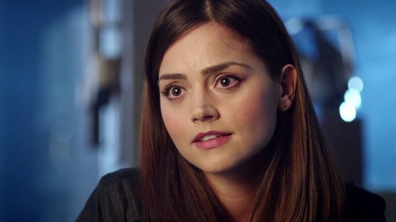 Clara Oswald (Jenna Coleman) looks expectantly in Doctor Who