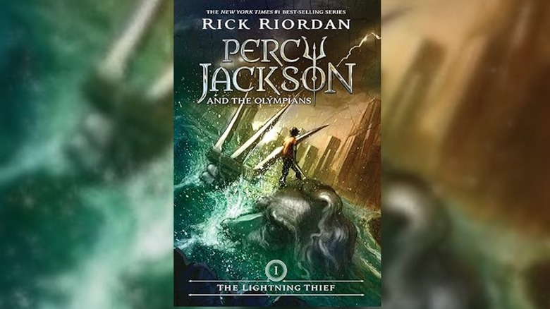 Cover of Percy Jackson and the Olympians: The Lightning Thief by Rick Riordan