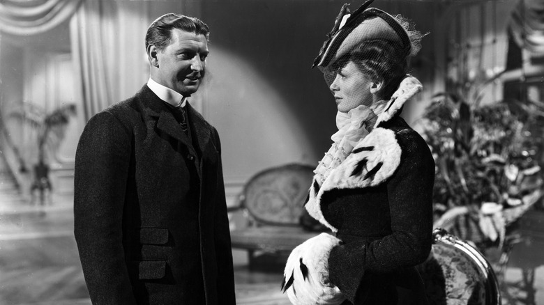 Roger Livesey and Deborah Kerr in 1800s The Life and Death of Colonel Blimp