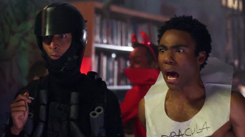 Danny Pudi and Donald Glover in "Community"