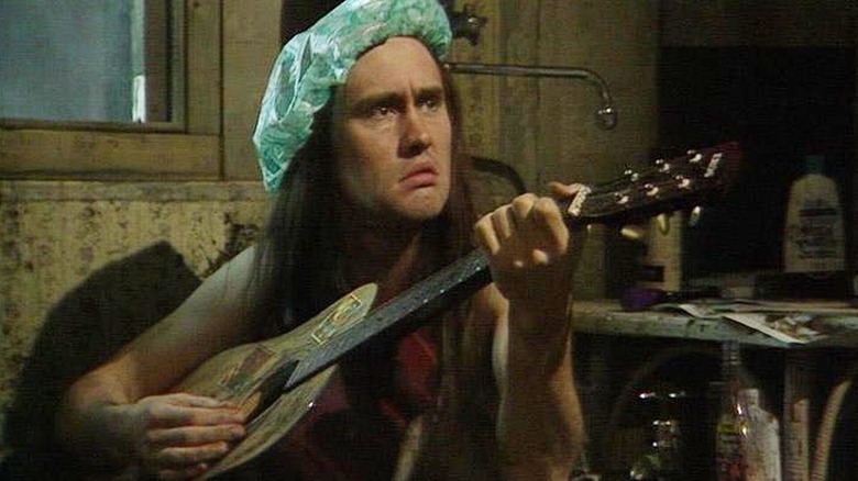 The Young Ones shower cap guitar