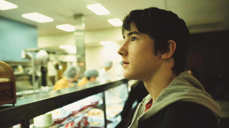Alex Frost as Alex, waiting in the lunch line in Elephant