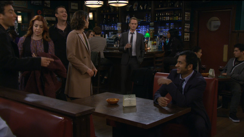 Barney Stinson (Neil Patrick Harris) stares blankly after being rejected by Robin (Cobie Smulders) in How I Met Your Mother