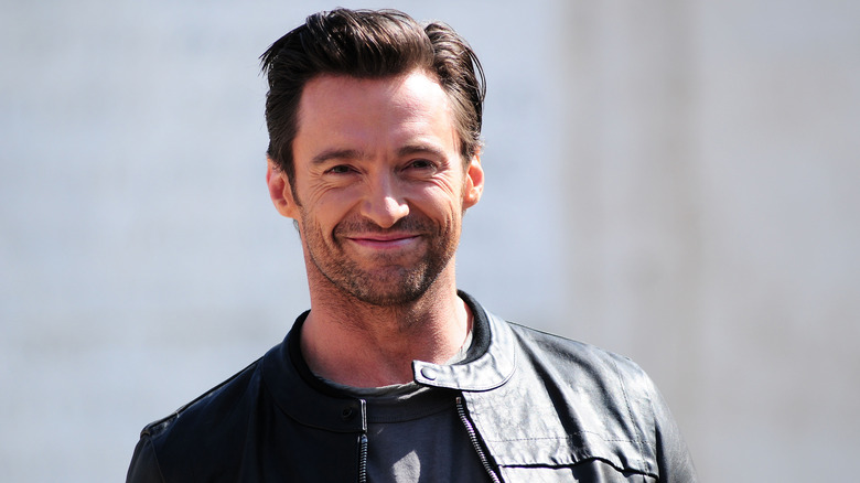 Hugh Jackman smiling