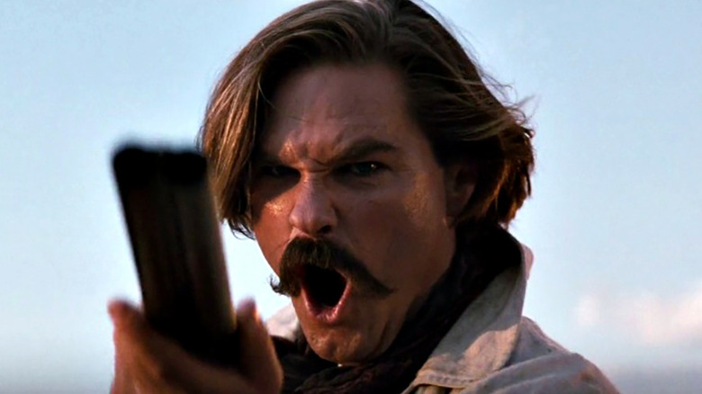 Kurt Russell screaming as Wyatt Earp in Tombstone