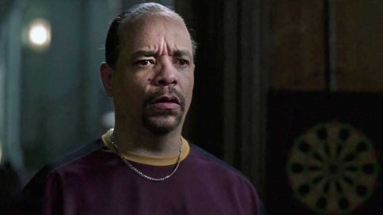 Fin (Ice-T) stares shocked in Law & Order: Special Victims Unit