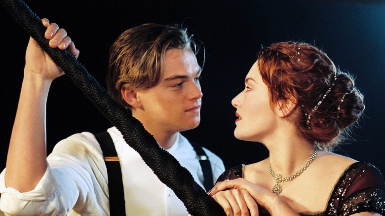 Leonardo DiCaprio and Kate Winslet in "Titanic"