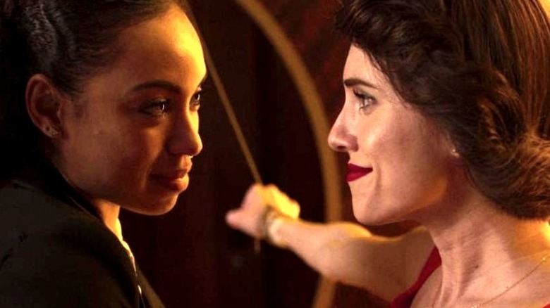 Logan Browning and  Allison Williams