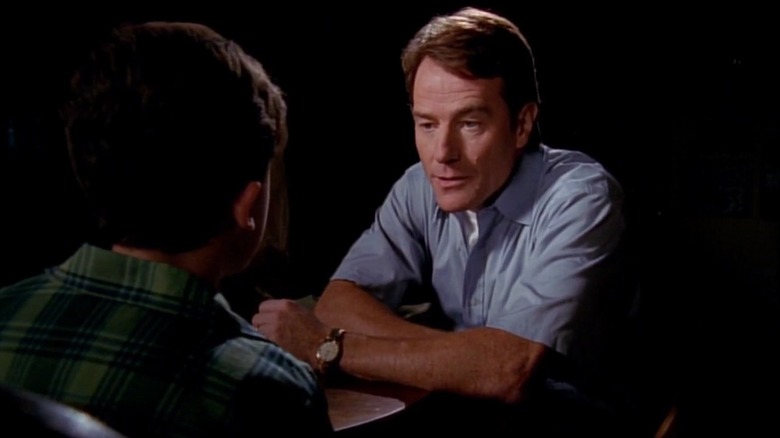 Hal (Bryan Cranston) talking in the dark on Malcolm in the Middle