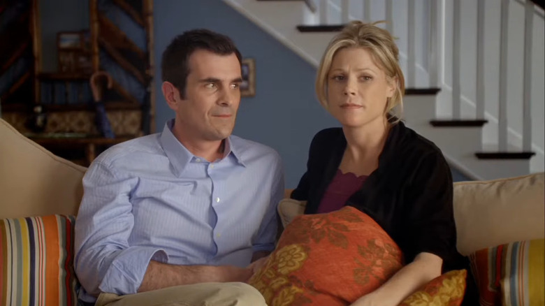 Ty Burrell and Julie Bowen as Phil and Claire