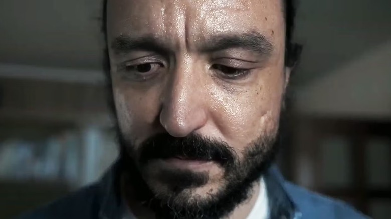 Jesus (David Pareja) is locked in grief during The Coffee Table