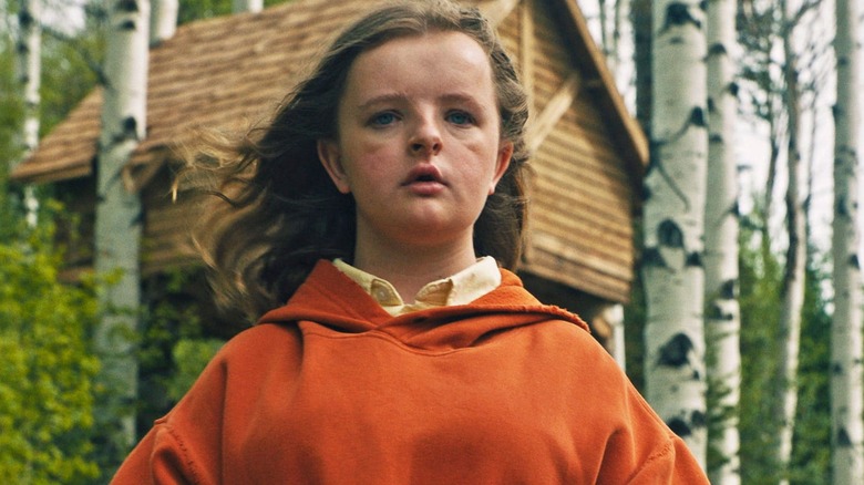 Charlie (Milly Shapiro) is naturally eerie in Hereditary