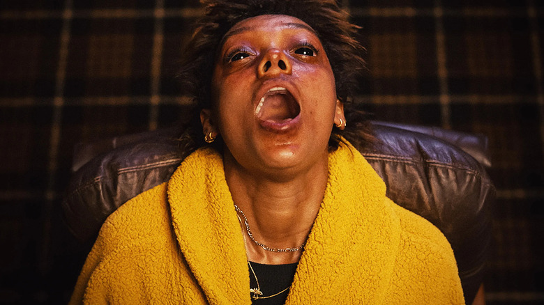 Sophie Wilde as Mia, possessed in Talk To Me