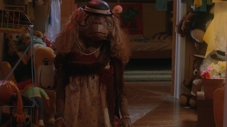 ET in disguise in ET the Extra-Terrestrial