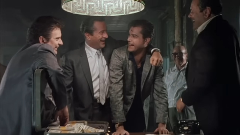 Karen Hill (Lorraine Bracco) points gun in Goodfellas