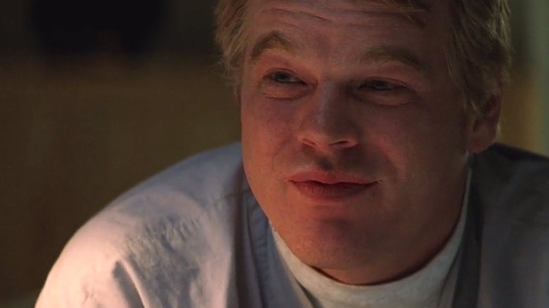 Phillip Seymour Hoffman as Phil Parma looking bemused in Magnolia