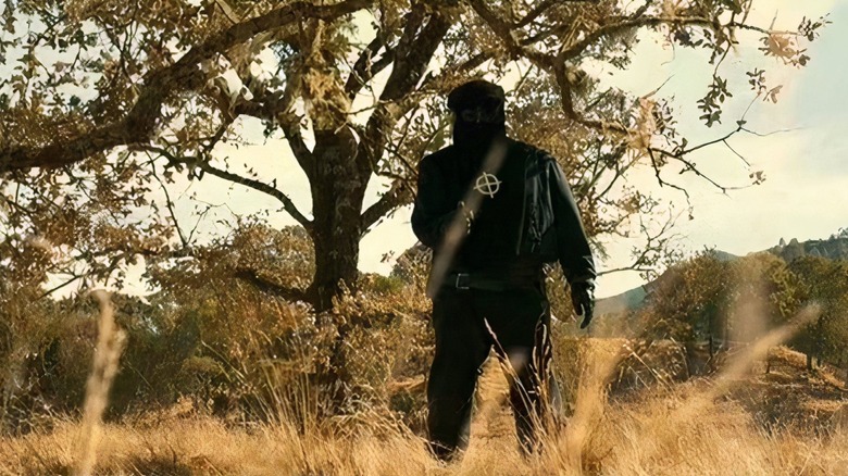 The Zodiac Killer stalks in the grass in Zodiac