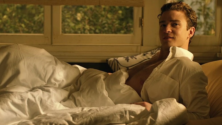 Justin Timberlake as Sean Parker in The Social Network