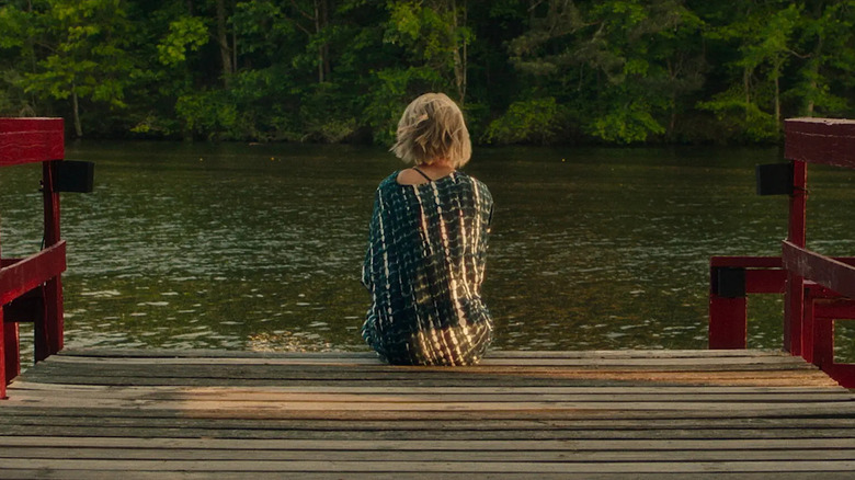 Maddie Hasson as Sage, enjoying the view in Bone Lake