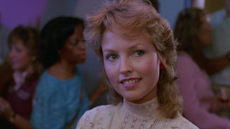 Deborah Foreman as Julie smiling in Valley Girl
