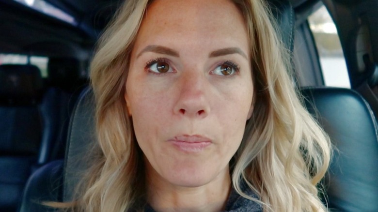 Ruby Franke looking stern in her car, from Devil in the Family: The Fall of Ruby Franke
