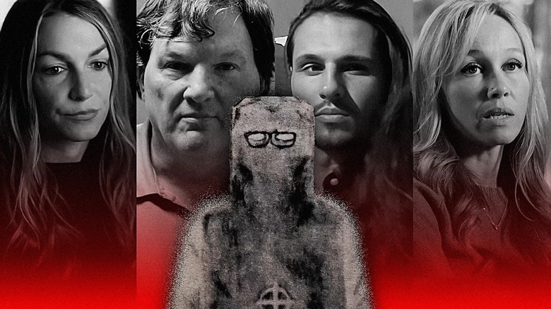 Composite of Karen Read, Rex Heuermann, Ash Armand, Sherri Papini, and a sketch of the Zodiac Killer