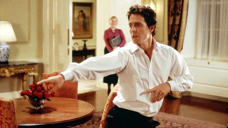 Hugh Grant as David in Love Actually