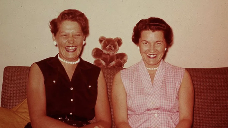 An old photograph of Terry Donahue and Pat Henschel the documentary subjects of A Secret Love