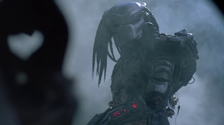 Predator looking over its shoulder in Predator