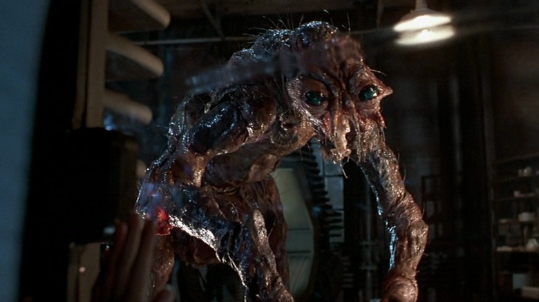 The fly monster towering menacingly in 1986's The Fly